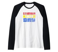 con Citazione Motivazionale Stronger Every Day Maglia con Maniche Raglan