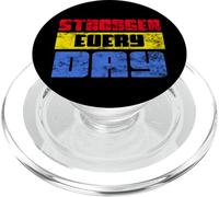 Con citazione motivazionale "Stronger Every Day" PopSockets PopGrip per MagSafe