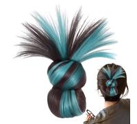 con clip | Pinza per capelli con - Parrucca sintetica con effetto piuma, per donne, raccolta rapida, festival, quotidiano, viaggi