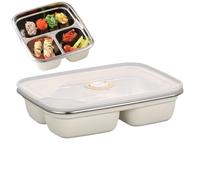 Con Compartimentos - Contenedores De Meriendas Con Compartimentos, Contenedor Portátil Impermeable Para Alimentos Y, Fiambreras |vpara Viajes Camping Escuela Trabajo Picnic Niños