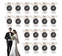 con compasso, regalo nautico, decorazione per matrimoni, set di 20 mini bussole per matrimoni, decorazioni per etichette, ringraziamenti natalizi per coppie, ospiti delle feste