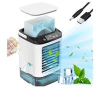 Con Contenitore Condizionatore Portatile, Condizionatore Senza Unità Esterna Con Serbatoio Dell'acqua Da 900 Ml Condizionatore Portatile Silenzioso