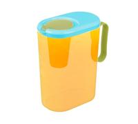 con coperchio - in plastica trasparente con manico e versamento, tenero ghiacciato durevole per bevanfred| Bevanricaricabili per bevande, festa, cucina, picnic, frigorifero