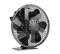 Con Coperchio Ventilatore For Stufa 5 Pale For Camino Alimentato A Calore Bruciatore A Legna Eco Silenzioso Forte Distribuzione Efficiente Del Domestica Efficienza Termica(Stove Fan)
