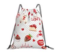 con Coulisse Zaino Coulisse Love's Day Zaino Palestras Fashion Sacca Sportiva per Viaggi Adulto Piscina 36X42cm