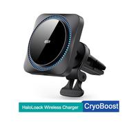 (Con CryoBoost) Caricabatterie magnetico da auto ESR per iPhone 14, 13 e 12 Pro Max con ventola di raffreddamento