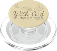 Con Dio tutte le cose sono possibili Matteo 19 26 PopSockets PopGrip per MagSafe
