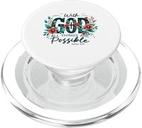 Con Dio tutte le cose sono possibili Vangelo biblico PopSockets PopGrip per MagSafe