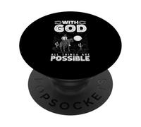 Con Dio tutto è possibile, Cowboy PopSockets PopGrip Adesivo
