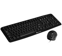 Con Filo Tastiera USB E Mouse Deskset, Nero - CANYON
