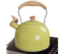 con fischietto per stufa, acciaio inossidabile 2,5 l, manico ergonomico in bachelite per esterni/interni per una presa comoda e anti-scottatura