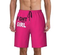 con Fodera A Rete Pantaloncini da Mare Ribbon Breast Cancer Costumi da Bagnos Uomo Morbido Pantaloncini Spiaggia per Surf Piscina Nuoto 3XL