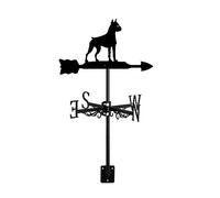 con Gatto Cane Gallo Ornamento Animale Indicatore di Direzione del Tetto del Patio del Giardino del Cortile del Metallo Tridimensionale 3D Stile 4