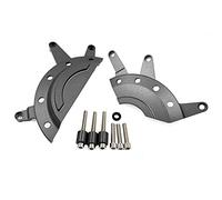 Con Il Logo Del Motociclo Di CNC Della Protezione Motore Cassa Dello Statore Per Kawasaki Per Ninja 400 Z400 2017 2018 2019(Titanium)