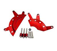 Con Il Logo Del Motociclo Di CNC Della Protezione Motore Cassa Dello Statore Per Kawasaki Per Ninja 400 Z400 2017 2018 2019(Z400 Red)