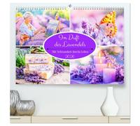Con il profumo di lavanda - con consapevolezza attraverso la vita (calendario da parete di alta qualità 2026 DIN A2 orizzontale), stampa artistica lucida