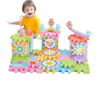 con Ingranaggi motorizzati - Set di Rotazione educativa, Componenti Puzzle Meccanici Fai da Te | Kit interattivo di Sviluppo delle competenze per Les, Assemblaggio, Test, Scoperta di