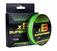 con lenza a treccia | Corda da intrecciata PE Extreme Strong Braid - 164 iarde 8 fili Percezione invisibile per la sul ghiaccio selvaggia all'aperto Acqua salata Acqua