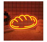 con Luce per Decorazione e Atmosfera Pane Insegna al Neon Negozio Aziendale Decor Luci Notturne A LED per La Decorazione della Parete della Stanza Luci al Neon Alimentate Tramite USB 18cm×30cm