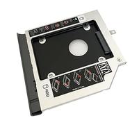 con Lunetta Copertura Anteriore 2nd HDD SSD Hard Drive Telaio Ottico Caddy Tray per Lenovo Ideapad 320 330 520 con Lunetta Pannello Frontale Frontale Staffa In Metallo Supporto