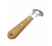 Con manico in legno, grattugia per carne di cocco in acciaio inox, paletta manuale per frutta e trituratore per latte di cocco fresco, dessert (manico in legno)