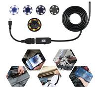 con obiettivo 7MM 6 luci interfaccia USB per Android telefono cellulare e computer 2 metri flessibile IP67 cavo impermeabile supporta foto video ideale ispezione manutenzione subacquea pipeline
