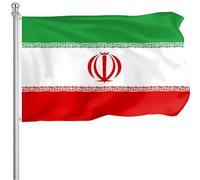 Con Occhielli Bandierine Della Decorazione Iranian Flag Decorative Per Celebrazione Interno Esterno 90X150Cm