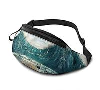 con onde enormi Borsa sportiva regolabile Borsa da ciclismo per escursionismo da viaggio casual all'aperto