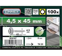 CON:P B30167 - Viti Torx da meccanico, 4,5 x 45 mm, con anelli di guarnizione, i