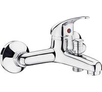 CON:P PICCOLO SA841 - Miscelatore monocomando per vasca da bagno, cromato | Montaggio a parete, uscita doccia da 1/2", corpo in ottone cromato, collegamento stabile, comodo, pratico