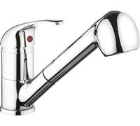 Con:P Sa855, Miscelatore Monocomando per Lavello con Collo Regolabile e Doccetta