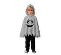 Con pantaloni con volto sorridente, spaventoso, per un outfit ideale per le avventure di Halloween, composto da mantello stampato, pantaloni lunghi, perfetto per giochi di ruolo, feste, festività, più