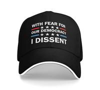 con paura per la nostra democrazia, dissenso Cappello da baseball Cappelli