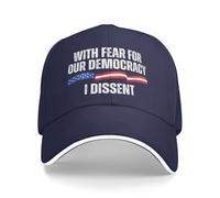 con paura per la nostra democrazia, dissenso Cappello da baseball Cappelli
