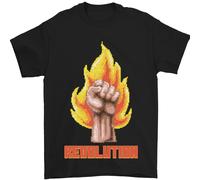 Con Pixel Revolution Anarchy Anarchica 99 % Uomo T-Shirt 100% Cotone