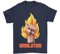 Con Pixel Revolution Anarchy Anarchica 99 % Uomo T-Shirt 100% Cotone