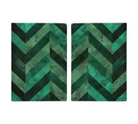 Con porta passaporto da viaggio verde smeraldo, custodia per passaporto con scomparti per carte di credito e carta d'imbarco, organizer per documenti d'identità di famiglia (20 x 13 cm)