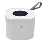 con protezione UV - Contenitore per pulizia UVC, supporto per paradenti | Scatola per ciuccio da viaggio, organizer per la cura delle graffe notturne, tazza da bagno sterilizzante