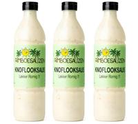 Con Pufai Grocery, Rimboe Oos. salsa all'aglio 500 Mililitri X 3 PZ