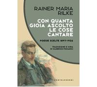 CON QUANTA GIOIA ASCOLTO LE COSE CANTARE - Rilke Rainer Maria - 2024