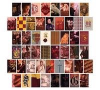 CON*QUEST Conquest Journals, collage da parete di Harry Potter Grifondoro, set di cinquanta stampe artistiche ufficiali da collezione da 10 x 15 cm, stampate su cartoncino di qualità, finitura opaca