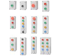 Con scatola interruttori a pulsante Arresto di emergenza Avvio Controllo motore autobloccante 1 pezzo(G)