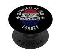 Con scritta «My Soul», bandiera della Francia, motivo «French Pride». PopSockets PopGrip Adesivo