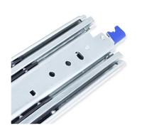 Con serratura, guide for cassetti resistenti da 500 libbre, guida scorrevole con cuscinetti a sfera, estensione completa, di carico a 3 pieghe(With Lock,46inch(1150mm))