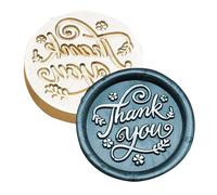 Con Sigillo Di Ceralacca - Sigilli Rimovibili | Testine Rimovibili In Goffrato Per Carte | Decorazione Di Teste Di Timbri In Per Buste Del Ringraziamento, Biglietti D'invito E Car