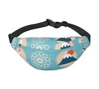 con simbolo della cultura giapponese per la corsa per donna e uomo a tracolla