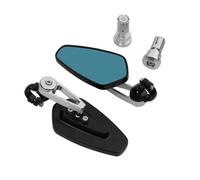con Staffa Specchietti Retrovisori Manubrio Moto Specchietti Retrovisori per Yamaha Xmax XMAX125 XMAX250 X-MAX125 X-MAX250 X MAX125 X MAX250 Specchi Moto Specchietto 1 Paio(Argento)