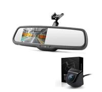 Con Staffa Speciale Per Auto Specchietto Retrovisore Retromarcia HD Display LCD TFT Per AHD Da 4,3 Pollici Telecamera Posteriore(With 890AHD Camera)