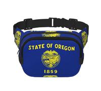 con stampa della bandiera dello Stato dell'Oregon, con spallacci regolabili, ideale per viaggi, escursioni e sport all'aria aperta.