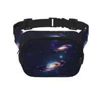 con stampa "Galaxy in the Universe" e tracolla regolabile, ideale per viaggi, escursioni e sport all'aria aperta.
